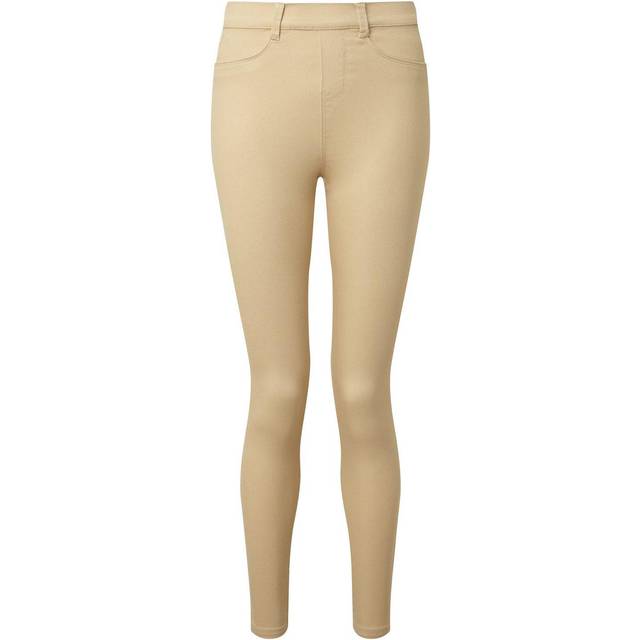 (2XL, Natural) Asquith & Fox Womens/Ladies Classic Fit Jeggings