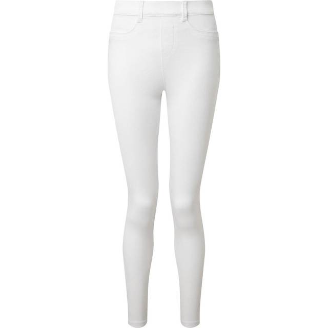 (XS, White) Asquith & Fox Womens/Ladies Classic Fit Jeggings