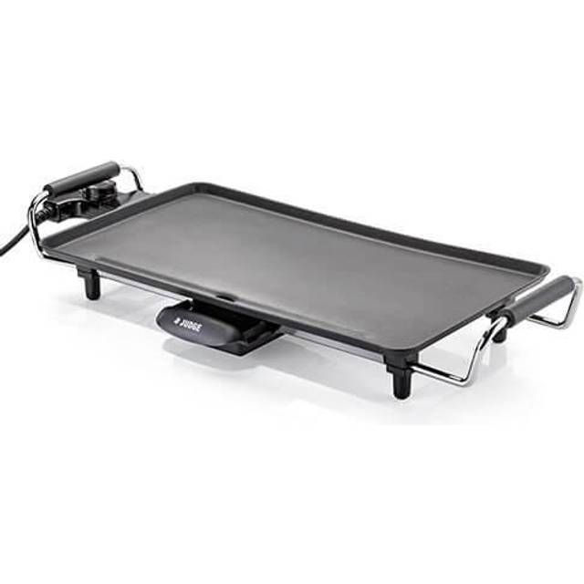 Judge Electric Table Top Grill Teppanyaki Hot Plate - Dark Grey (23cm W X 10.2cm D)