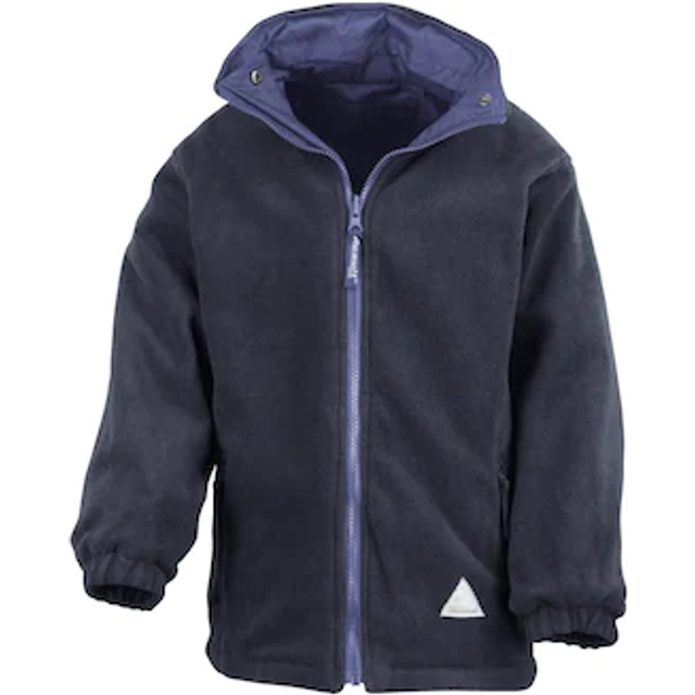 Reversible Storm Stuff Anti Pilling Fleece Waterproof Jacket - Dark Navy - 5-6 Years