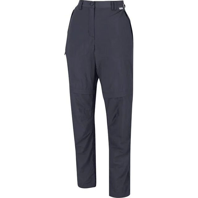 Regatta Women's Water Repellent Chaska II Zip Off Walking Trousers Seal Grey, Size: 16 R