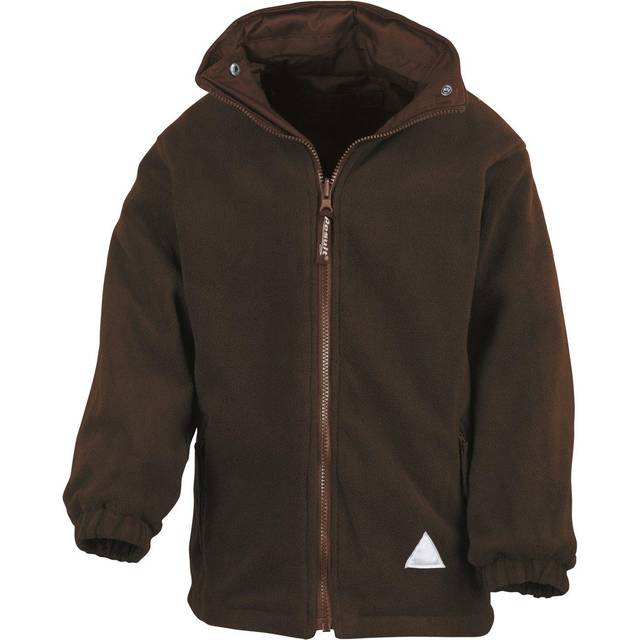 Reversible Storm Stuff Anti Pilling Fleece Waterproof Jacket - Brown - 9-10 Years