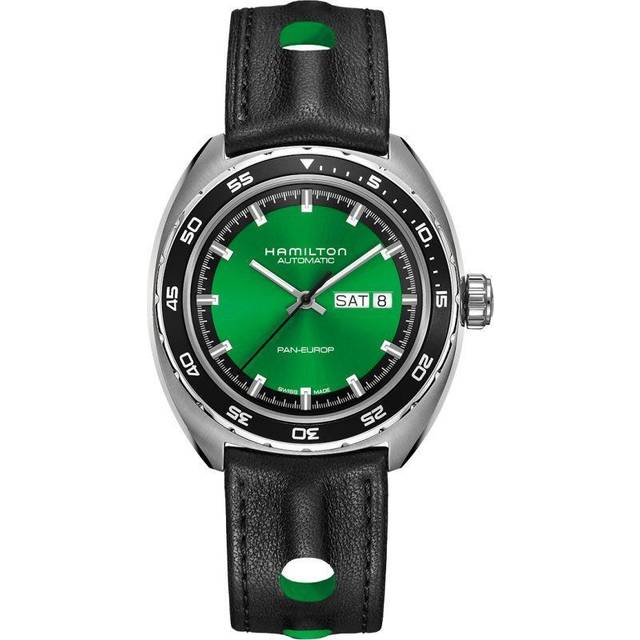Hamilton Watch Pan Europ Auto Mens D - Green