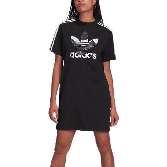 Adidas x marimekko tee dress fashion shirt summer dress h20487 black