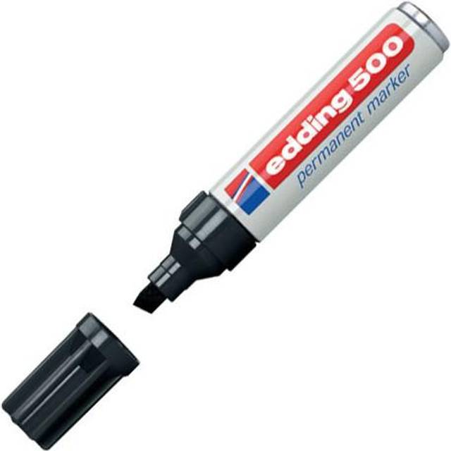 Edding 500 4-500001 Permanent bläckpenna Svart vattensäker: Ja