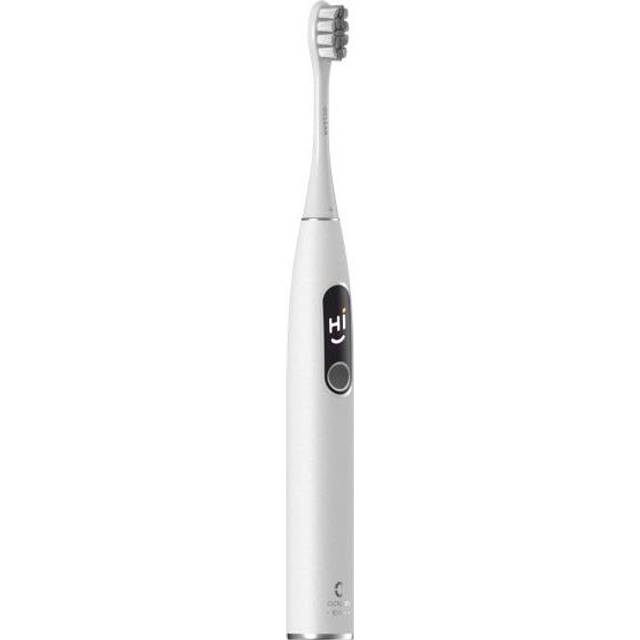 Oclean X Pro Elite Smart Mute Sonic eltandborste. 4 lägen, inklusive blekning. Snabbladdning för 35 dagars batteritid, IPX7 – grå