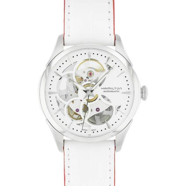 Hamilton Watch Jazzmaster Viewmatic Skeleton Lady - Silver