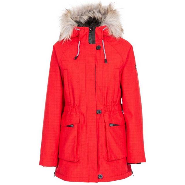 (XXL, Red) Trespass Womens/Ladies Caption Waterproof Parka