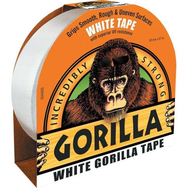 Gorilla 3044601 White Cloth Tape - 48mm x 27m