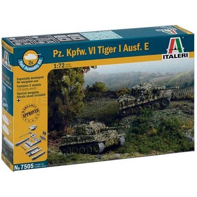 Pz.Kpfw.VI TIGER I - MILITARY VEHICLES 1:72 FAST ASSEMBLY - Italeri 7505