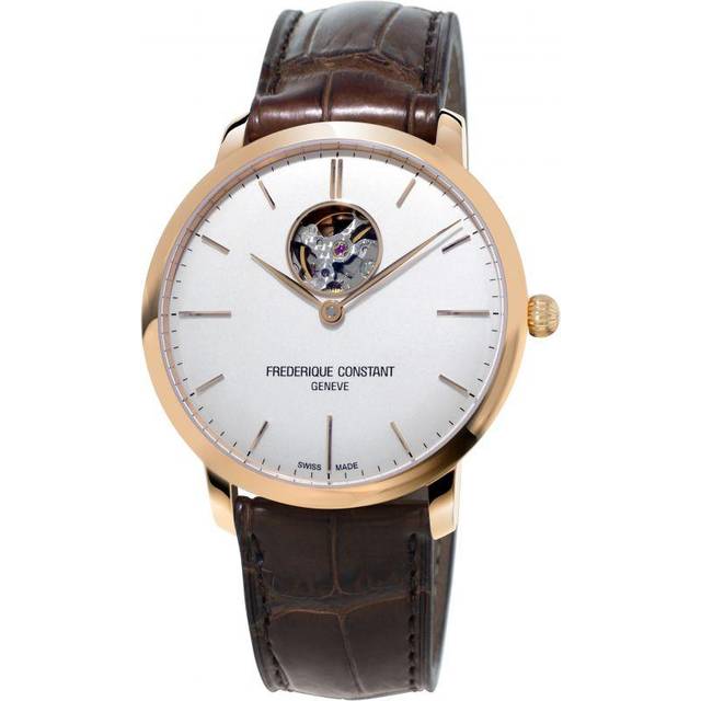 Frederique Constant Heartbeat Men's Rose Gold Plated Watch