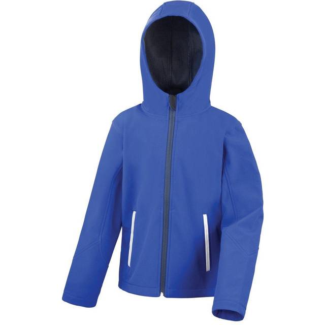 Core Hooded Softshell Jacket - Mid Navy - 7-8 Years