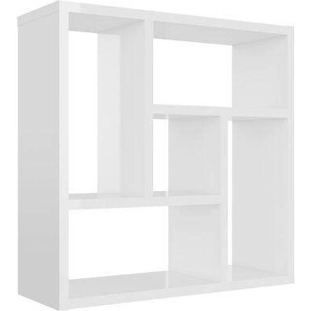 vidaXL Wall Shelf Concrete Grey 45.1x16x45.1 cm Engineered Wood