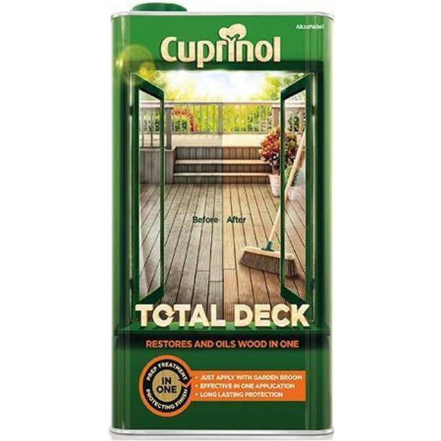 Cuprinol CUPTDC25L Total Deck Restore & Oil Wood Clear 2.5 Litre