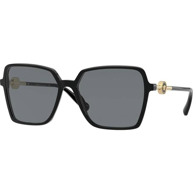 Versace Dark Grey Square Mens Sunglasses VE4396 GB1/87 58 (OS)