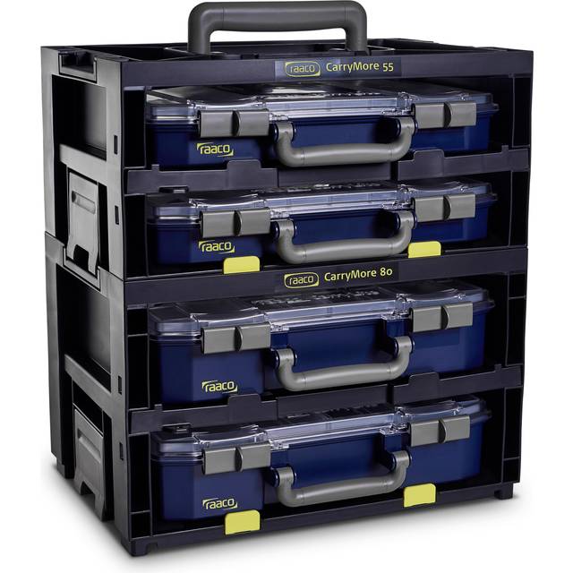 Raaco 146418 CarryMore 80x2 with 2 CarryLite 80 4x8-9