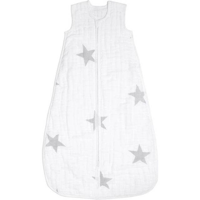 aden + anais Baby Mid-Season sovsäck, 4 lager av 100% bomullsmuslin, bärbar filt för flickor och pojkar, andningsbar nyfödd sovsäck, TOG-betyg 1,5, 6-18 månader, blinka