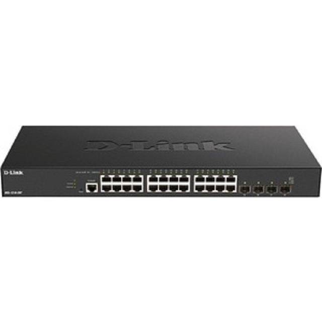 D-Link 24-port 10GBASE-T + 4-port 10/25G SFP28 Smart Managed Switch