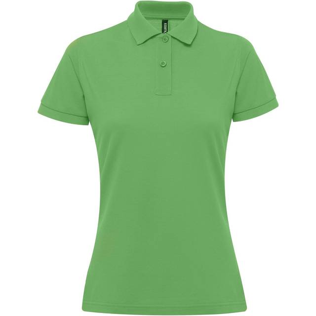 (L, Kelly) Asquith & Fox Womens/Ladies Short Sleeve Performance Blend Polo Shirt