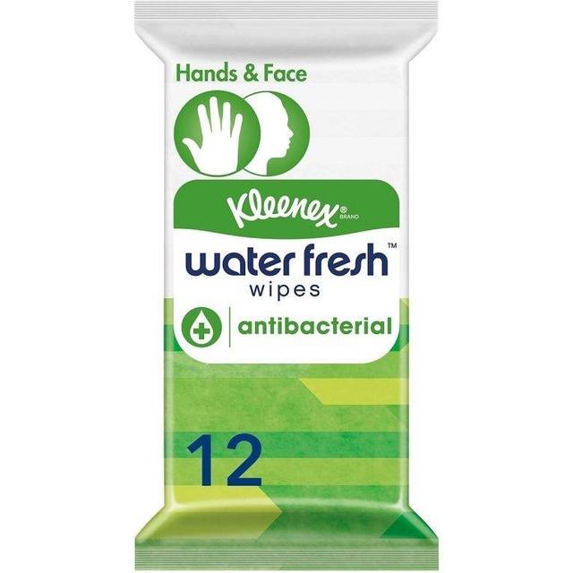 Kleenex Water Fresh Antibacterial Wipes - 12 Wipes