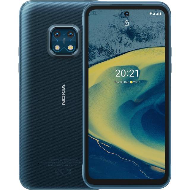 Nokia XR20 - 5G pekskärmsmobil - dual-SIM - RAM 4 GB / Internal Memory 64 GB - 6.67" - 2400 x 1080 pixlar - 2 bakre kameror 48 MP, 13 MP - front came