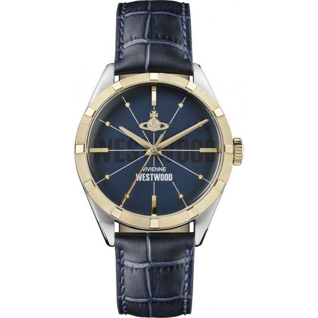 Vivienne westwood men’s watch | conduit blue dial leather strap vv192nvnv