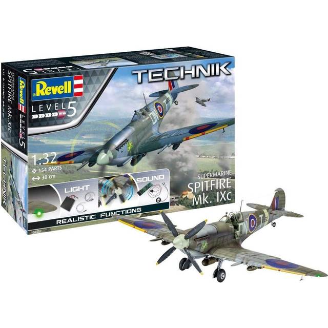 Supermarine Spitfire Mk.IXc - Technik Revell Model Kit with Electronics