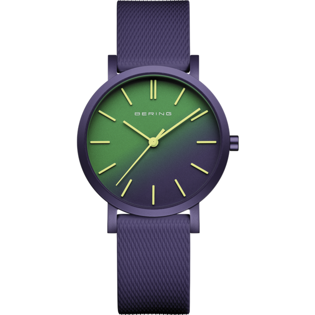 BERING unisex analog kvartsklocka med silikonarmband 16934-999