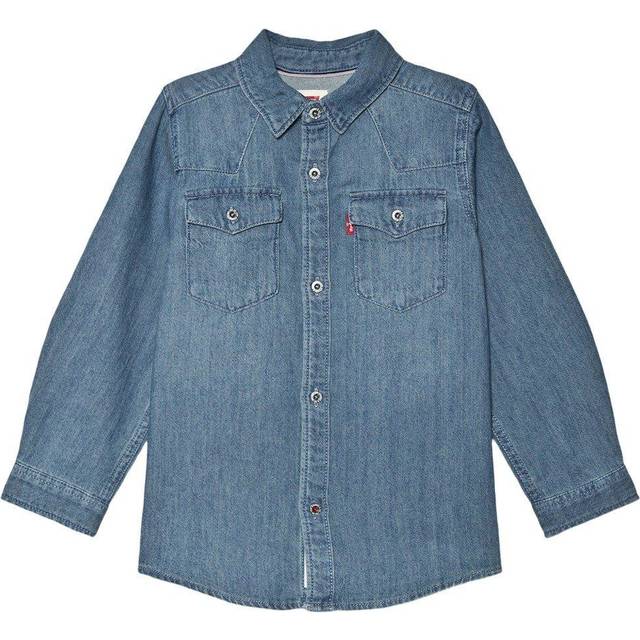 Levi's Pojkar Lvb Barstow Western 9e6866 T-shirt, Vintage sten, 12 År