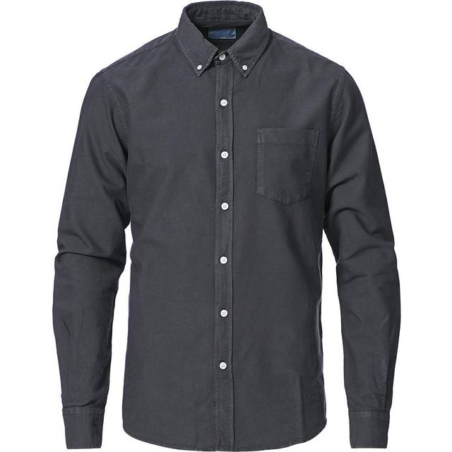 Colorful Standard Classic Organic Oxford Button Down Shirt Lava Grey