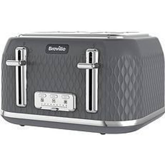 Breville Curve Graphite 4 Slice Toaster UK Plug