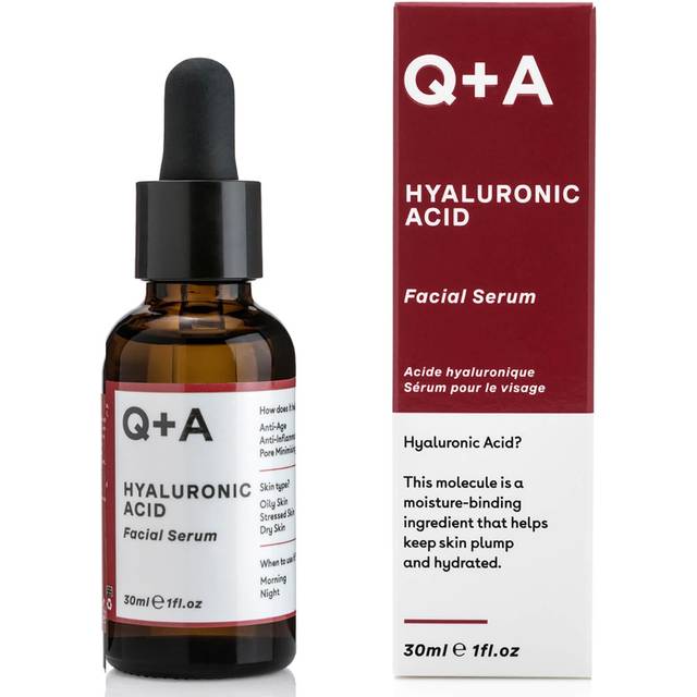 Q+A Hyaluronic Acid Fuktgivande ansiktsserum med hyaluronsyra 30 ml