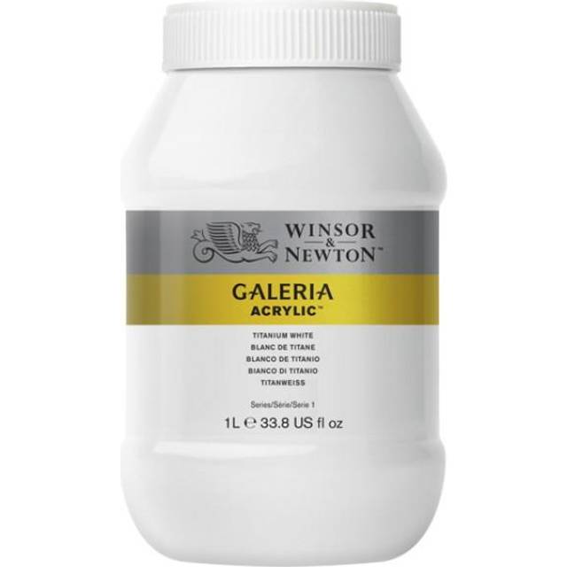 Winsor & Newton : Galeria : Acrylic Paint : 1 Litre : Titanium White