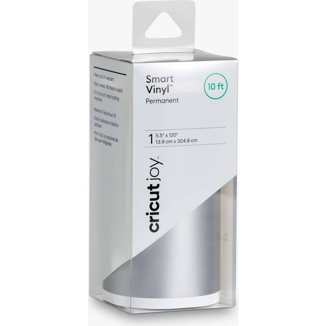 "Cricut Joy Permanent Smart Vinyl 5.5""X120"" Bulk Roll-Silver"
