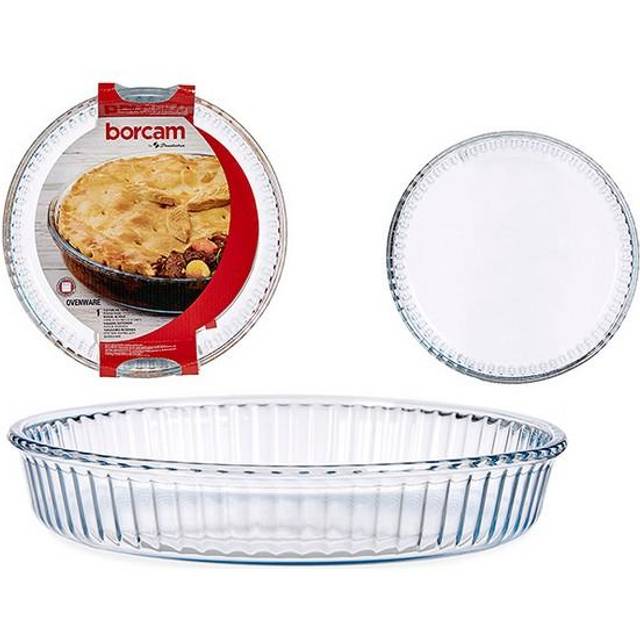 Glass Oven Dish - Clear / Round - Pasabahce - 26 x 4 x 26cm
