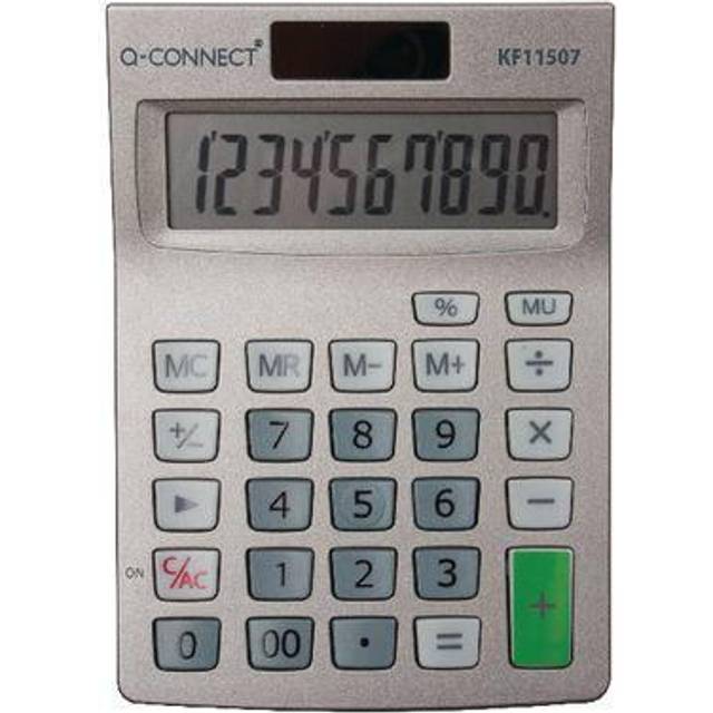 Q-Connect Semi-Desktop 10-Digit Calculator Ref KF11507