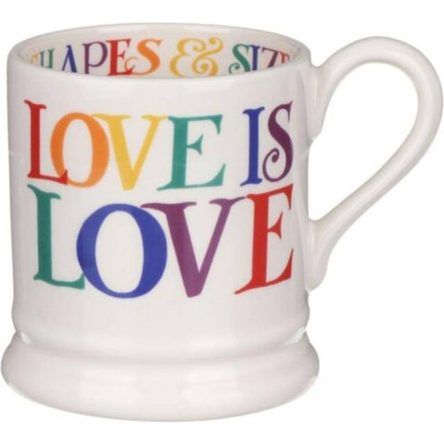 Emma Bridgewater Rainbow Toast Love Is Love Half Pint Mug