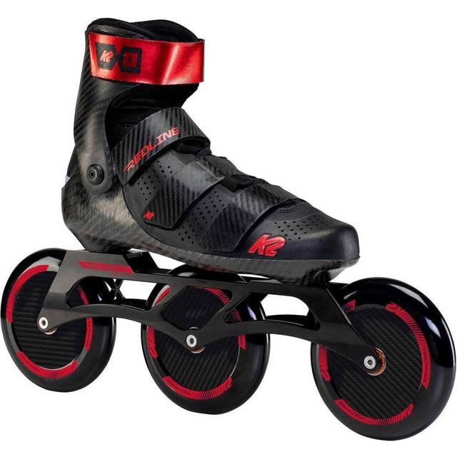 K2 Skates unisex inline-skridskor Redline 125, svart – röd, 30F0199.1.110