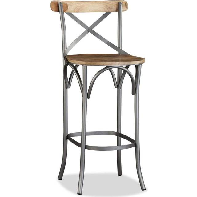 vidaXL Bar Stool Solid Mango Wood - Brown