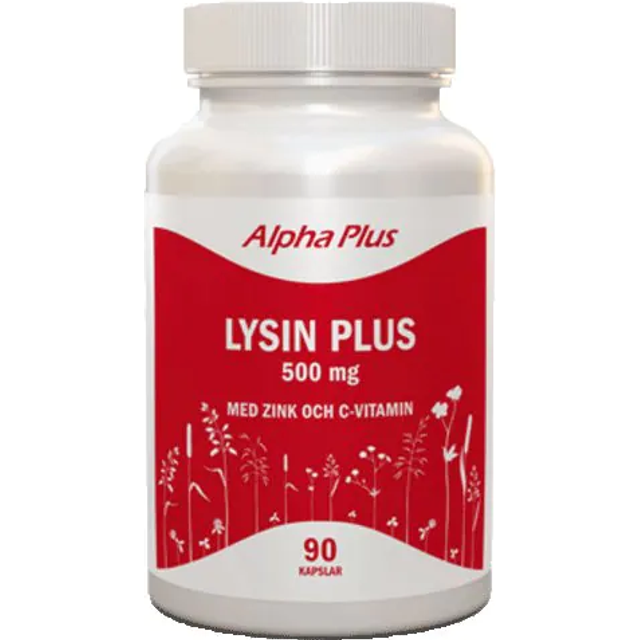 Alpha Plus Lysin Plus 500 mg 90 kapslar - Multi