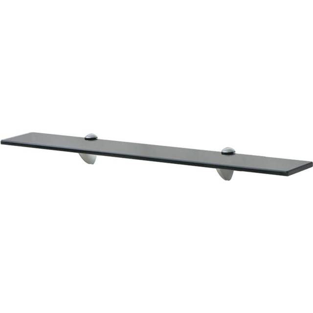 vidaXL Hyllplan glas genomskinlig 70x20 cm