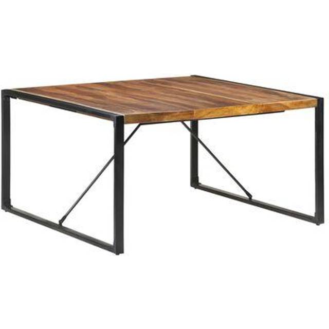 Matbord 140x140x75 cm massivt trä