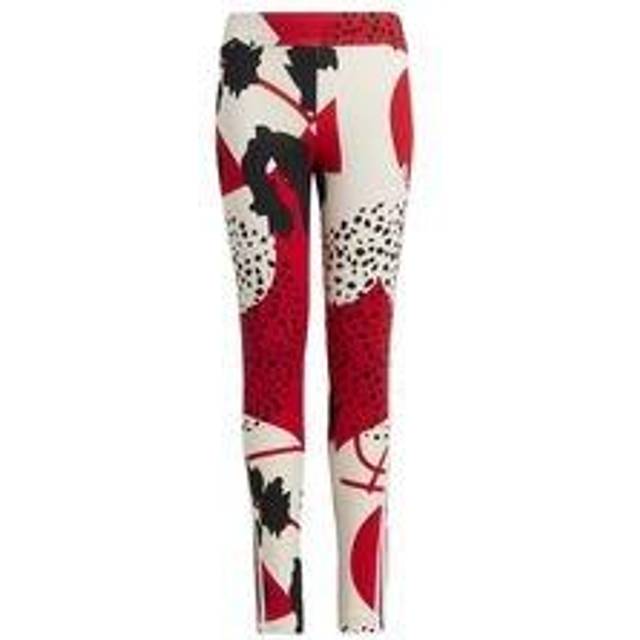Adidas Girls Future Icons Sport Cotton 3-Stripes Wild Shapes Allover-Print Tight Size: 9-10 years, Colour: Multicoloured