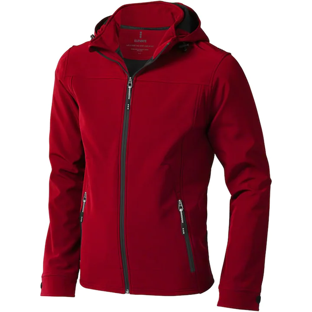 (3XL, Red) Elevate Mens Langley Softshell Jacket