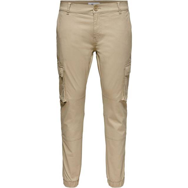 Only & Sons - Cargo Pants in Beige 36W/32L
