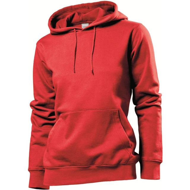 Stedman Sweatshirt Hooded Women - Red - Large * Kampanj *