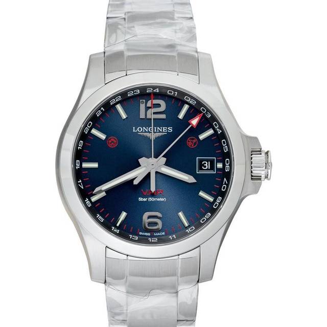 Longines Watch Conquest VHP GMT Mens - Black