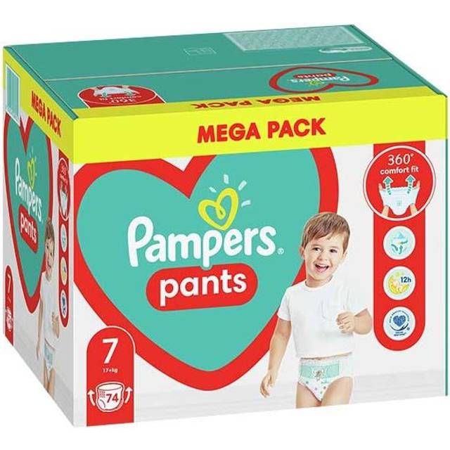 Pampers byxor pojke/flicka 7 74 st.