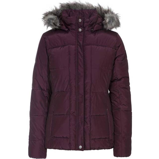 (XS, Fig) Trespass Womens/ladies Nanette Faux Fur Trim Jacket