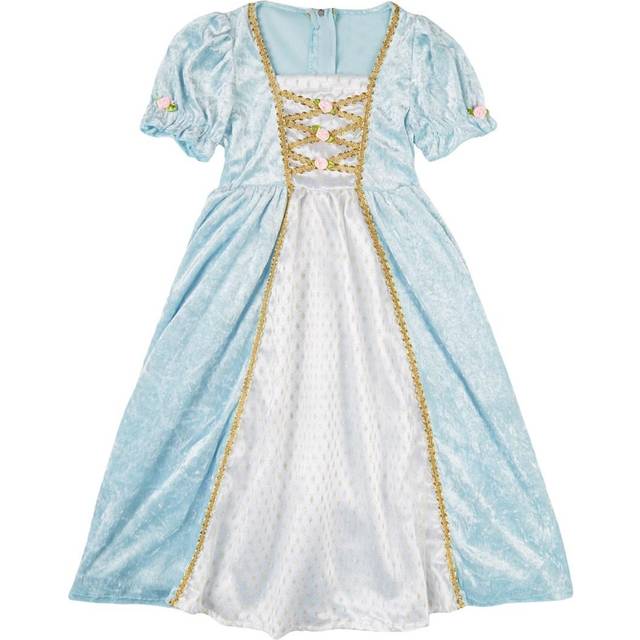 Prinsessklänning Sammetsturkos Barn - Medium